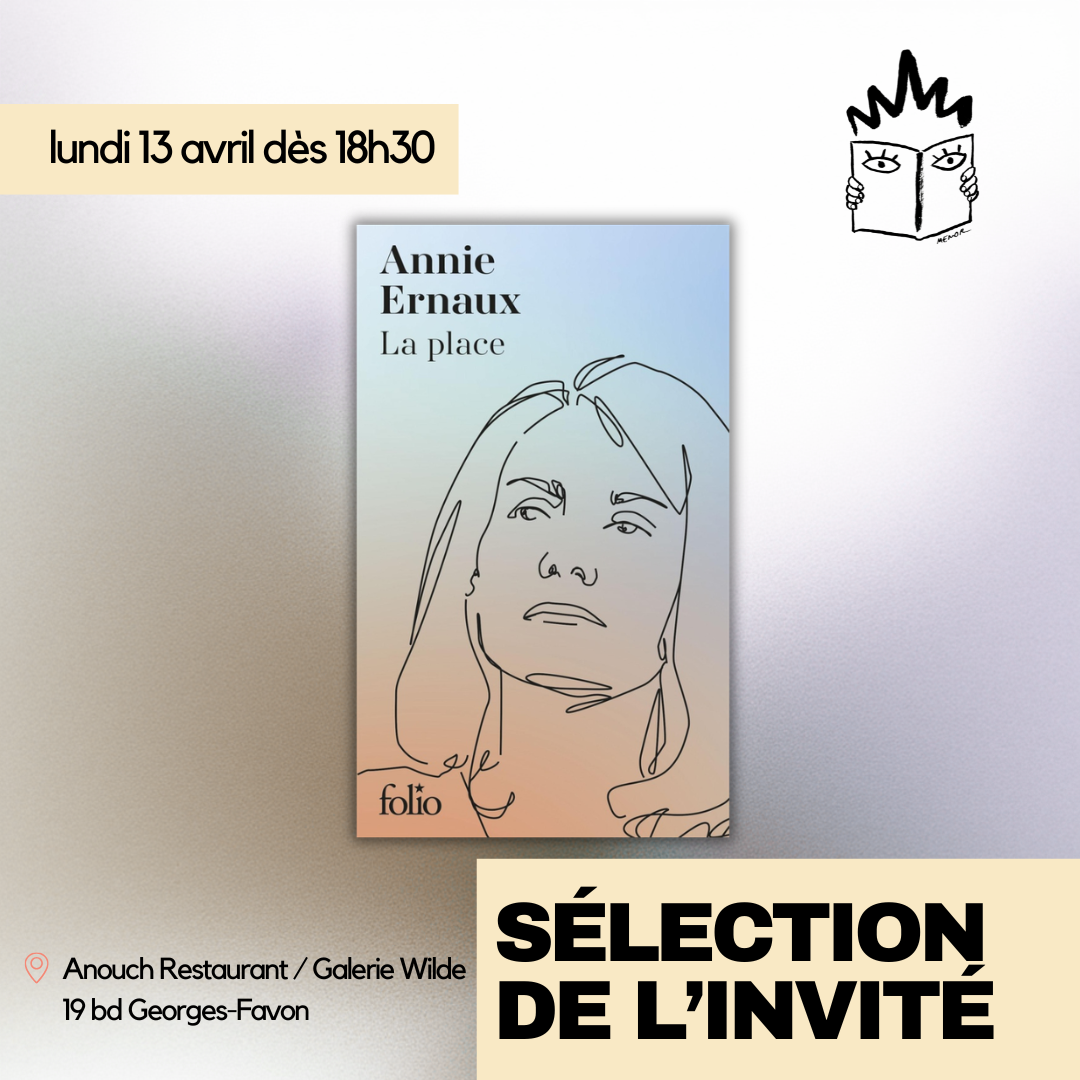 La Place · Annie Ernaux (13 avril)